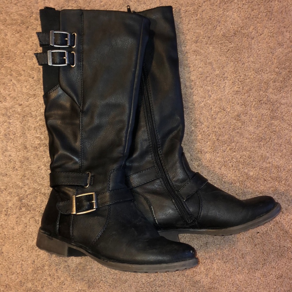 Black Tall  boots BareTraps size 7